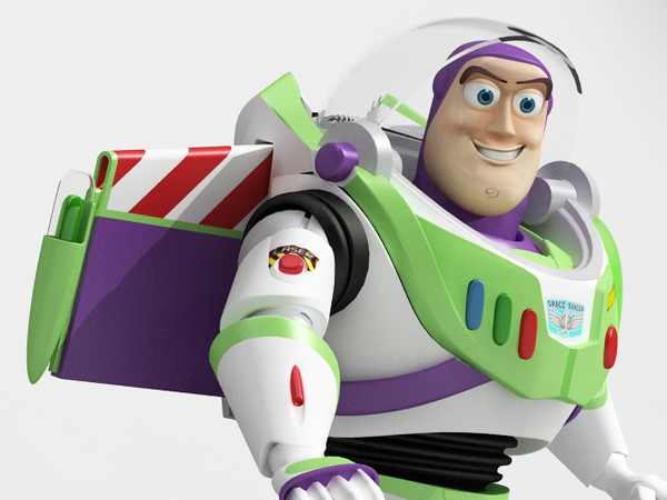 buzz lightyear woody rigged characters 3d model - Buzz & Woody rigged by fabelar